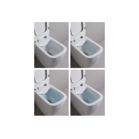 Artceram A16  Унитаз подвесной ТУРБО СМЫВ THE REEL, 36х52 см, с креплениями,  цвет белый матовый SANIGLAZE 