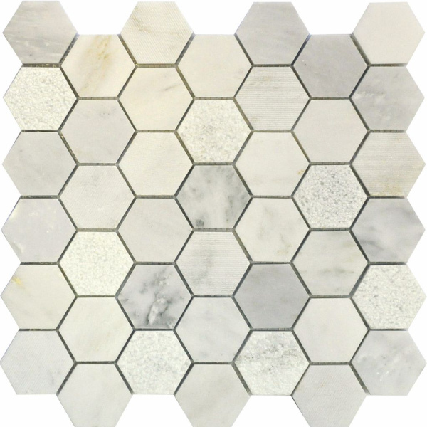 QS-Hex003-3f-48P/10 30,5*30,5 (Мозаика) 0,93м(10ш) 