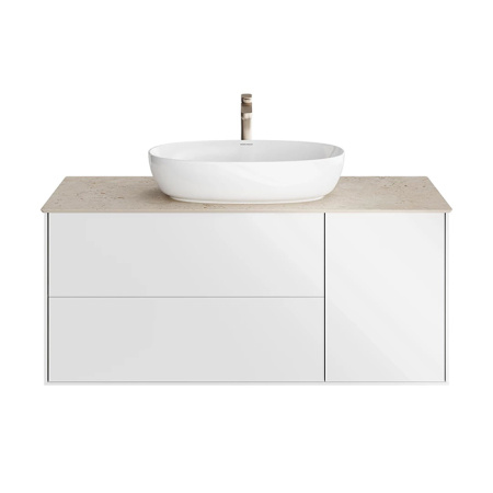 Kerama Marazzi Тумба PLAZA Modern подвесная 120 белый 3 ящика (нов. артикул - PLB.M.120.3\WHT.V) 