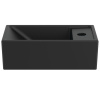 Ideal Standard i.life S Раковина 370х210xh120 мм, подвесная, с отв. под смес. справа, без перелива, без крепежа, цвет: чёрный матовый 