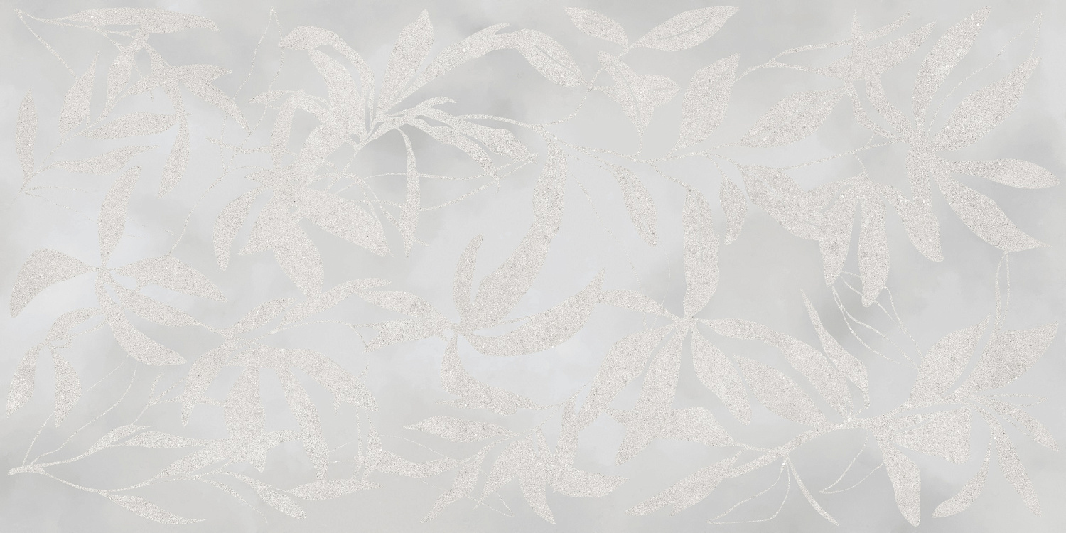 Artwall Цветы Серый Матовый 60x120