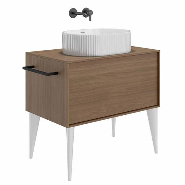 Kerama Marazzi Раковина ARTBASIN Vento накладная 50*36,6*18см, без отв. под смеситель, без перелива, белая глянцевая 