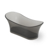 DEA DESIGN Elegant Ванна отдельностоящая 175x75xh68 см, материал: Glasstech прозрачная смола, цвет: Smoky Black R4