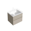 Kerama Marazzi Тумба CUBO подвесная с ящиками 60, лимо матовая 