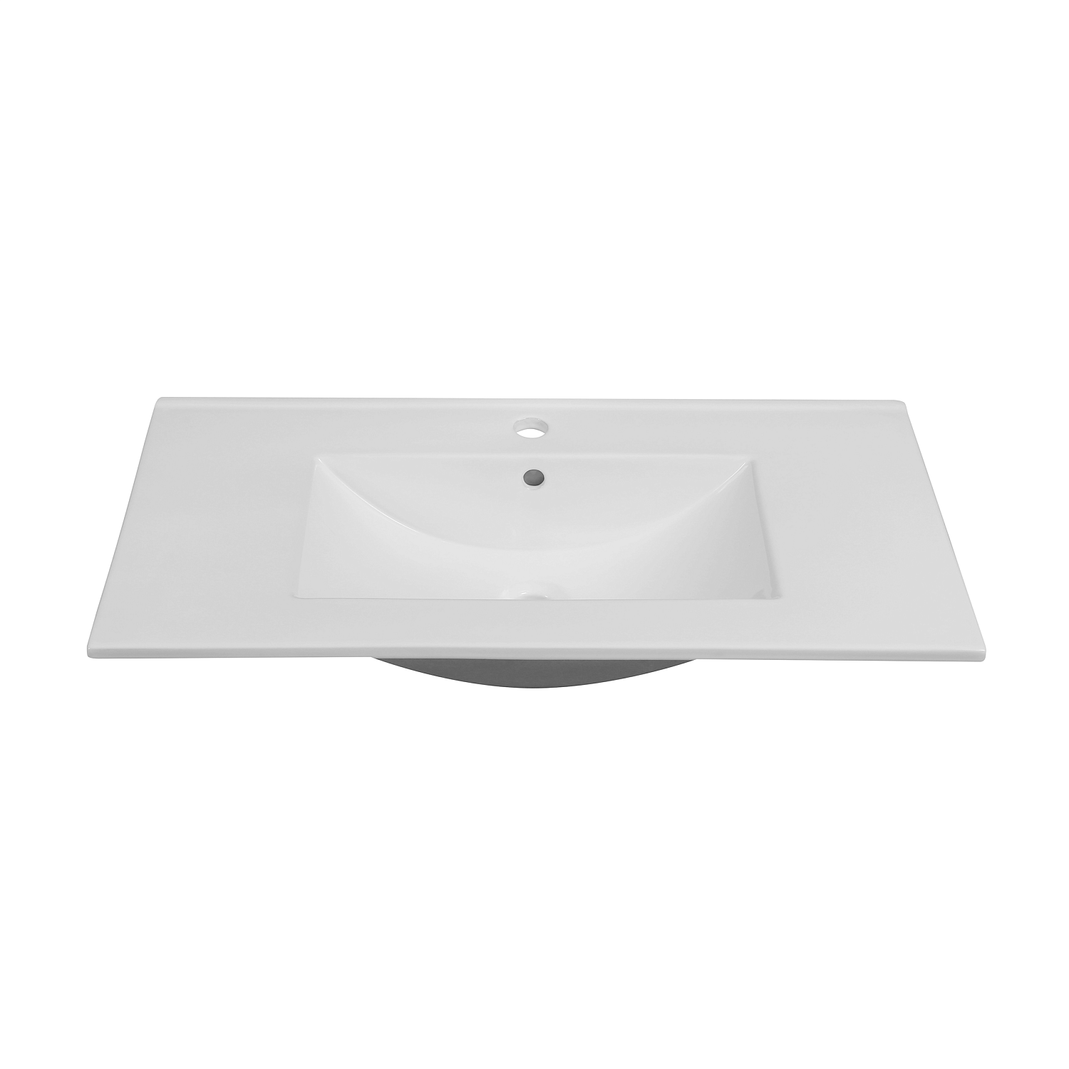 Раковина накладная Oliveeka, белая, NS80