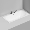 Salini ORNELLA AXIS 190 Встраиваемая ванна 1900х900х600мм, прямоугольная ,мат-л: S-Sense,  белый матовый (без слива-перелива!) 