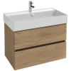 EB2382-E75 Tolbiac Тумба под раковину 80см, 2 ящика,  цвет Дуб Давос натуральный