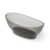 DEA DESIGN Elegant Ванна отдельностоящая 155x78xh58 см, материал: Glasstech прозрачная смола, цвет: Smoky Black R4