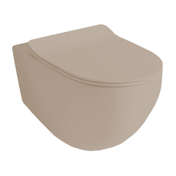 Artceram FILE 2.0  Унитаз подвесной ТУРБО СМЫВ THE.REEL, 36х52 см, с креплениями, цвет brown matera 