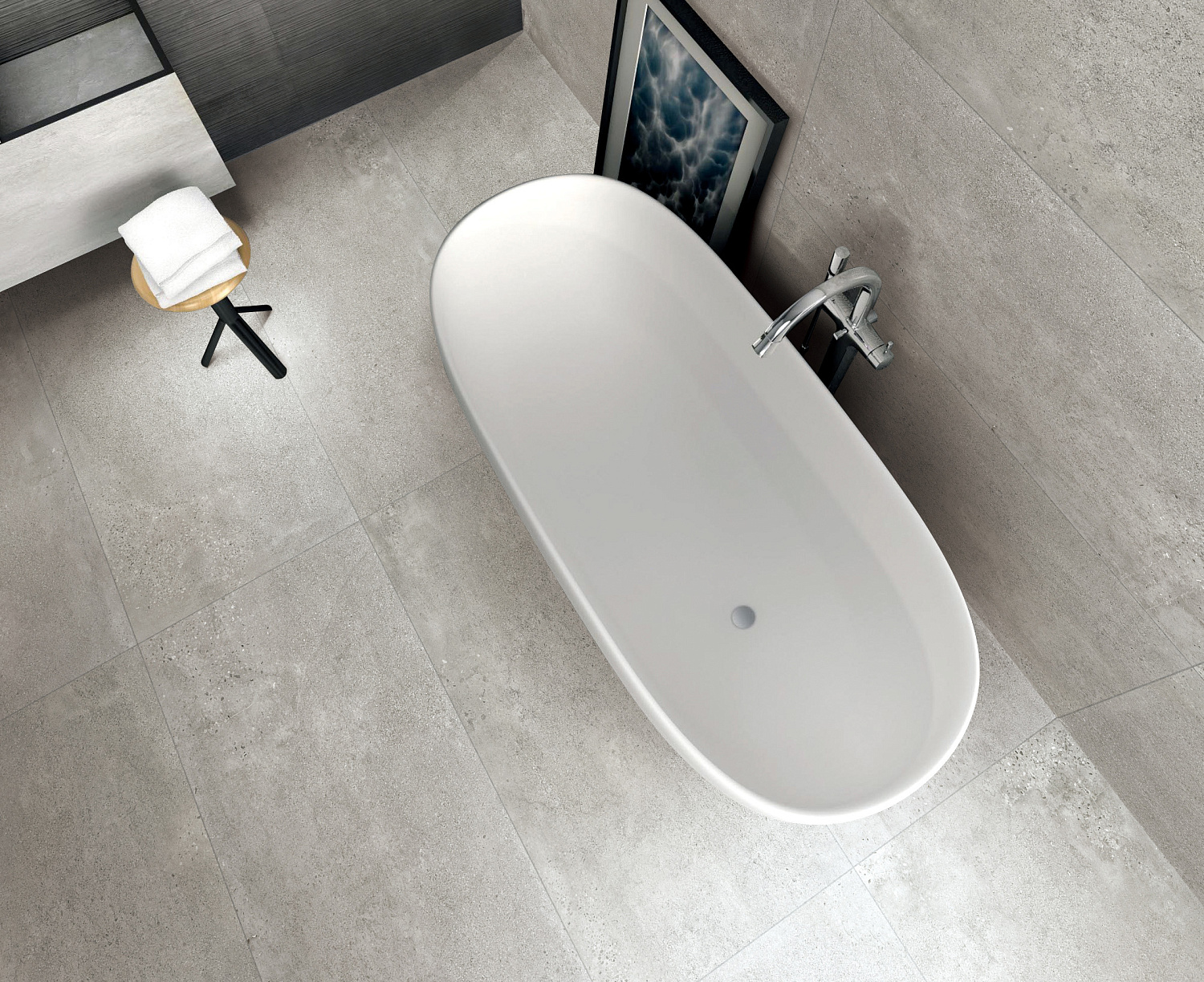 Керамогранит Realistik Fiji Silver matt 60x60