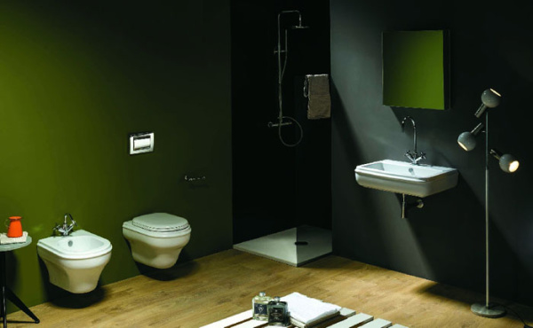 AZZURRA CHARME биде подвесное 52х40см, с 1 отв.c креплением KIT 2000 CF, цвет белый 