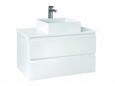 EB2083-J5 MADELEINE Тумба со столешницей и с подсветкой для накладной раковины, 80 см, цвет блес бел 