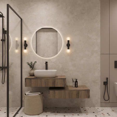 Тумба под раковину/столешницу Токио премиум, Аттик 100, 1 вырез 