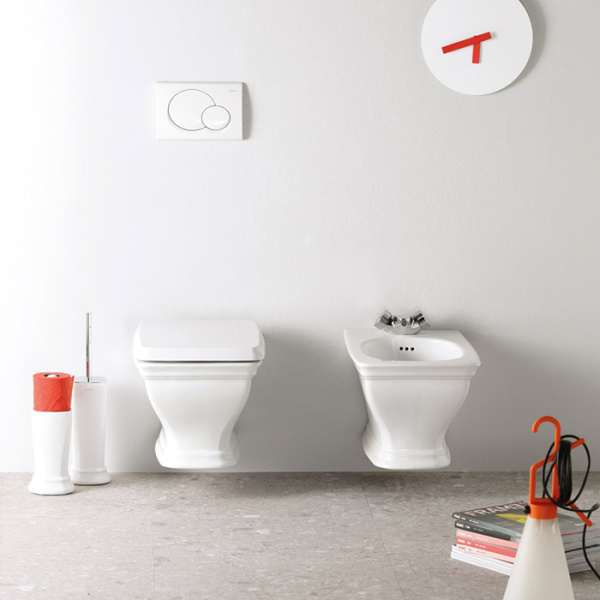 Artceram CIVITAS  Унитаз подвесной 36х54 см, с крепеж. цвет белый 