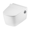 TECEneo Унитаз-биде подвесной 540х368х365, безободковый, смыв Tornado, с крепежом и комплектом подкл., цвет белый