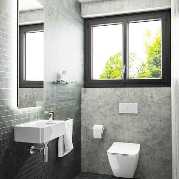 Ideal Standard Strada 2 Guest Раковина 450х270 мм, подвесная, с отв. под смес. справа , с крепежом и керам крышкой, цвет: белый глянец 