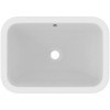 Ideal Standard Connect Раковина 580х410 мм, прямоугольная, встраиваемая снизу без отв. под смес., с крепежом, цвет: белый глянец 