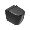 Catalano SFERA Унитаз напольный 55x35, безободковый, универс.слив, смыв Tornado, покрытие Twinglaze+, без крепежа, цвет черный матовый