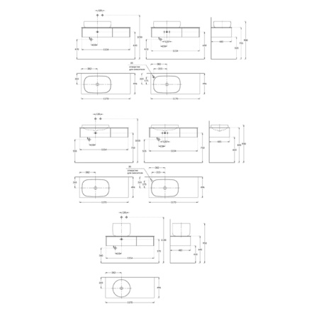 Kerama Marazzi Тумба MAGICA подвесная 120, 2 ящика, венецианский красный матовый 