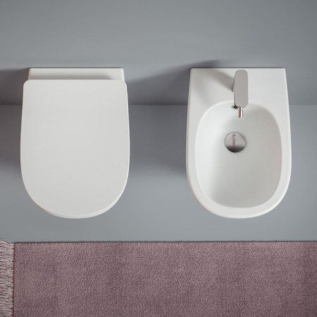 Artceram TEN 4.0  Биде подвесное 36х52, с 1 отв под смеситель, с креплениями, цвет белый (Цена по акции) 