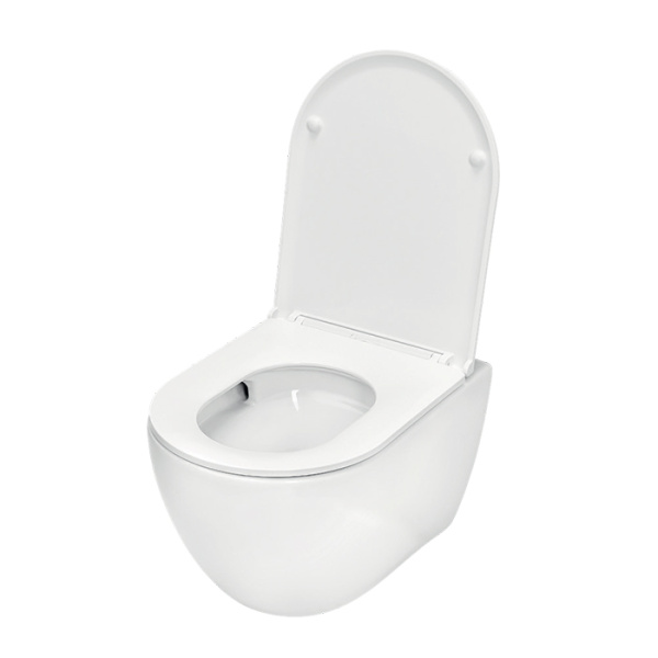 TECEspring Base Комплект 4 в 1 инсталяция, панель смыва LT с круглыми кнопками, черный мат., унитаз модель R 