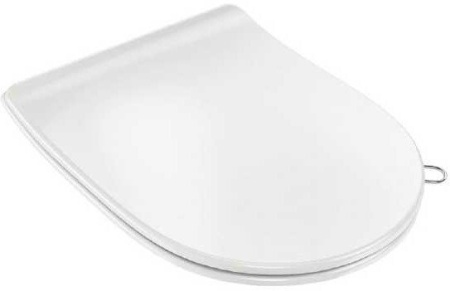 E24889-00 сиденье для унитаза ODEON RIVE GAUCHE тонкое,микролифтом и функцией быстрого снятия(белый) 