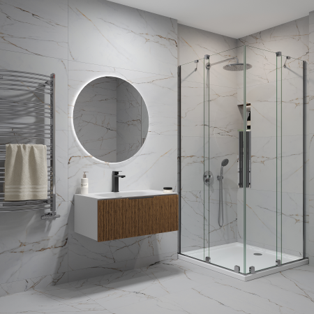 Раковина накладная алюминиевая M115W80 белый мат 