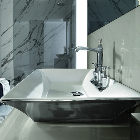 VITAGE milldue edition Four Seasons Тумба под раковину 1808х555х354 мм., 3 ящика, 2 боковые стенки, профиль сталь, цвет глянцевый Agata 