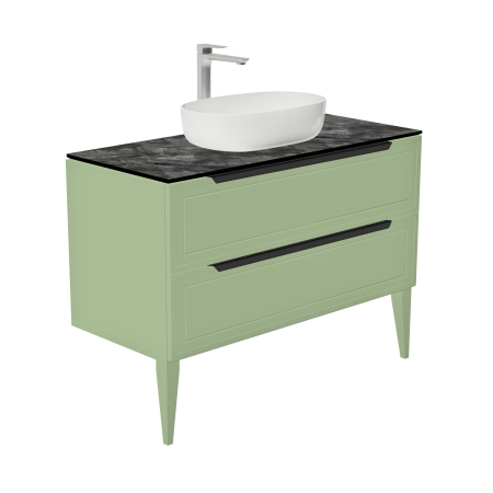 Столешница пластик Компакт-плита 13 мм Куритиба, 1 вырез, (с наметками под 1 вырез), 995х458 мм 