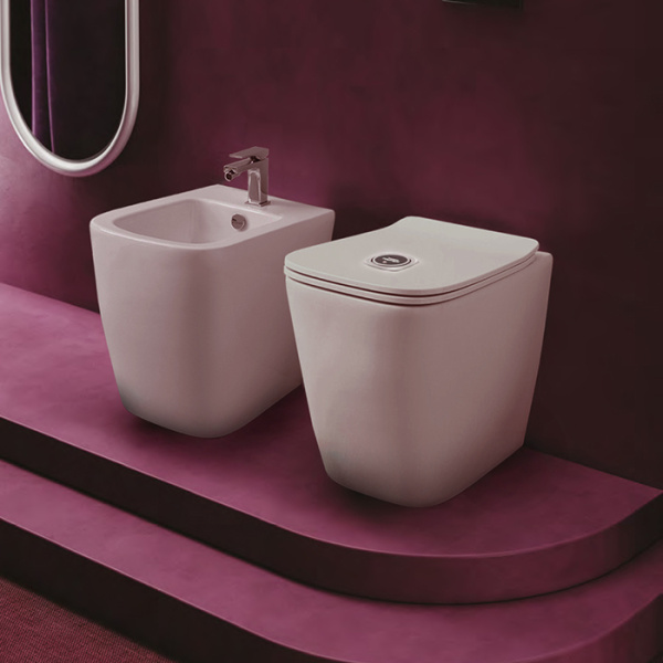 ARTCERAM A16 Magiclight Сиденье с подсветкой и УФ-дезинфекцией для унитаза, супер тонкое, с микролифтом , цвет белый 