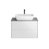 Kerama Marazzi Тумба PLAZA Modern подвесная 80 белый 2 ящика 