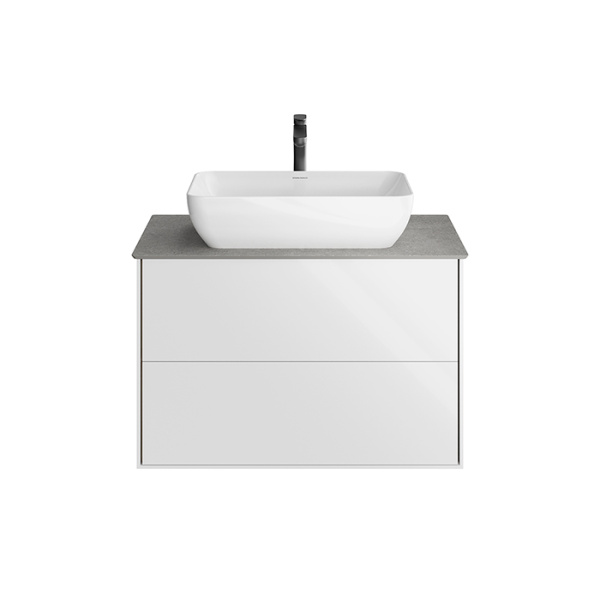 Kerama Marazzi Тумба PLAZA Modern подвесная 80 белый 2 ящика 