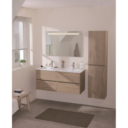 EB2385-E75 Tolbiac Подвесной пенал 40см, 2 реверсивных дверцы,  цвет Дуб Давос натуральный 