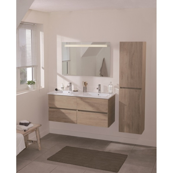 EB2385-E75 Tolbiac Подвесной пенал 40см, 2 реверсивных дверцы,  цвет Дуб Давос натуральный 