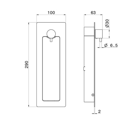 Newform Выдвижной гидроерш, на холодную воду цвет: Nero opaco 