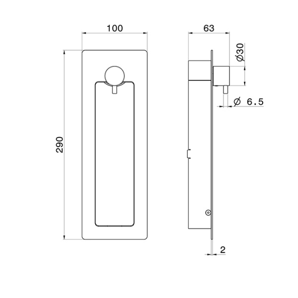 Newform Выдвижной гидроерш, на холодную воду цвет: Nero opaco 
