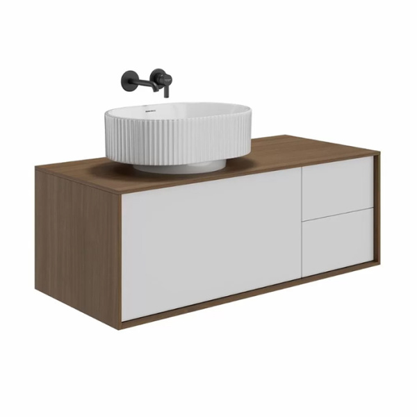 Kerama Marazzi Раковина ARTBASIN Vento накладная 50*36,6*18см, без отв. под смеситель, без перелива, белая глянцевая 