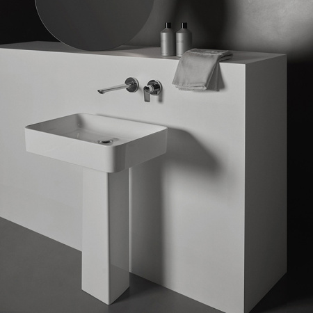 Ideal Standard Conca Раковина 600х400хh120 мм, накладная прямоугольная, без перелива и отв. под смес., с крепежом, цвет: белый глянец 