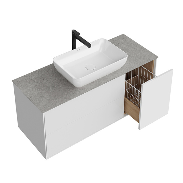 Kerama Marazzi Тумба PLAZA Modern подвесная 120 белый 3 ящика 