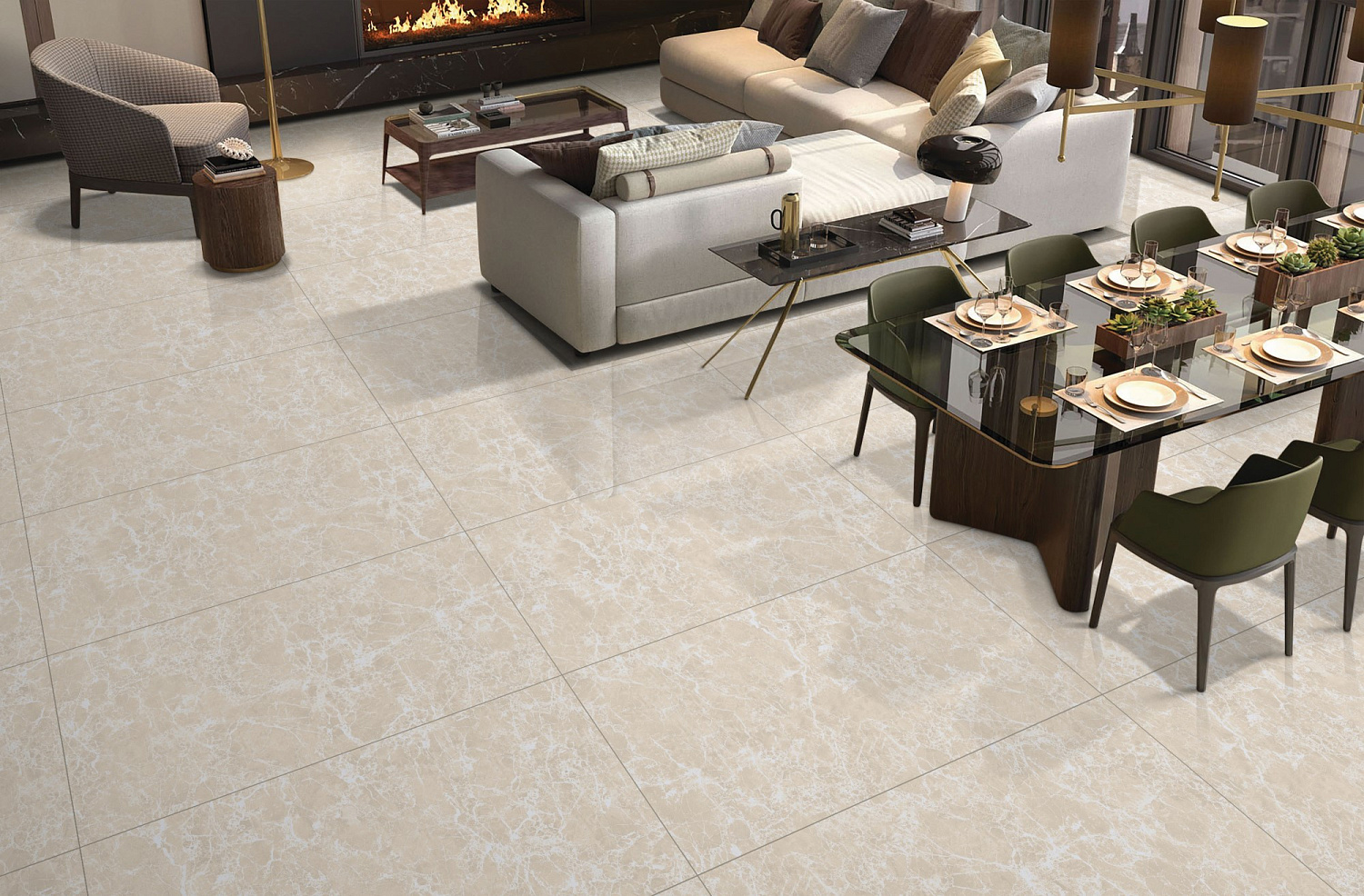  Imperatore Beige Polished 60x60