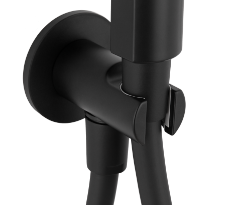 Душевая система Remer Energy EY09S02MD25NOVB, черный матовый 