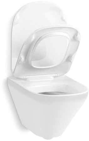 E77168-0 Modern Life Крышка - сиденье из термодюропласта с плавным закрыванием и функцией легкого снятия, белый 