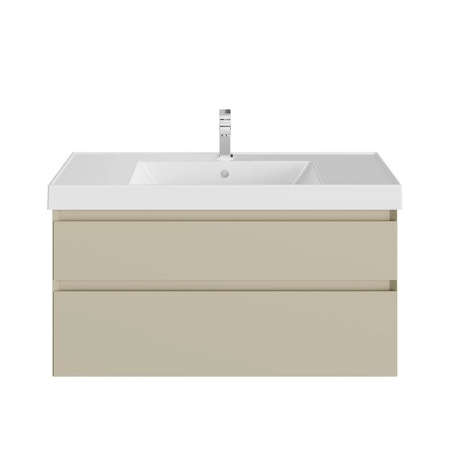 Kerama Marazzi Тумба CUBO подвесная с ящиками 100, лимо матовая 