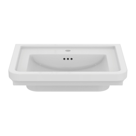 Ideal Standard Calla Раковина 665х540xh155 мм, подвесная, с 1м отв. под смес. и переливом, с крепежом цвет: белый глянец 