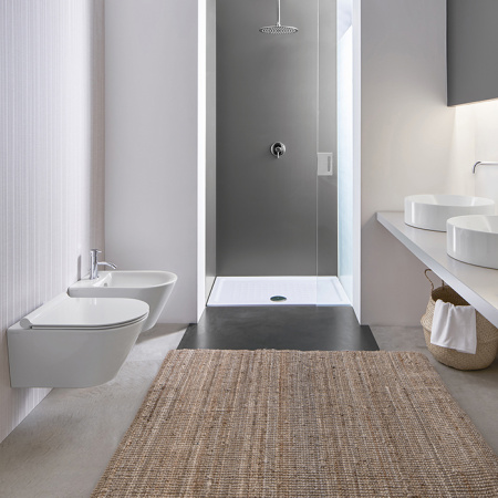 Catalano Zero  Раковина 45 см диаметр,  на столешницу, без отв. под смеситель, покрытие Cataglaze+, цвет белый глянцевый 