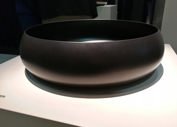 BETTECraft  Раковина-чаша на столешницу круглая , 35х35х12 cм, без отв. под смеситель и перелива, цвет черный матовый 400 