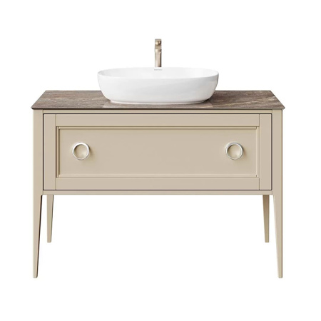 Kerama Marazzi Тумба PLAZA Classic NEO напольная 1+1 ящик 120, капучино матовый 