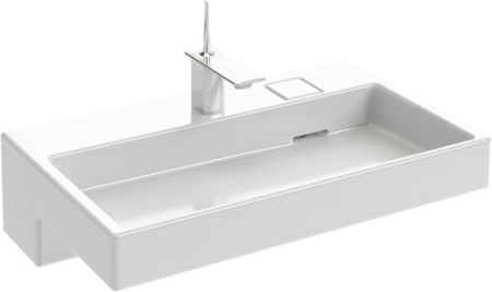 EXD9112-00 раковина TERRACE с подсветкой /80х49/ (бел) 