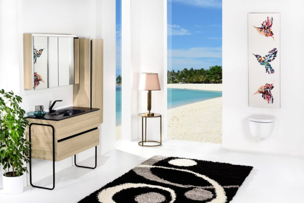 Пенал Vallessi 120*35*28,5cm  Light Oak 