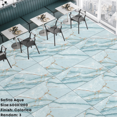 Керамогранит Realistik Sofita Aqua 60x120 